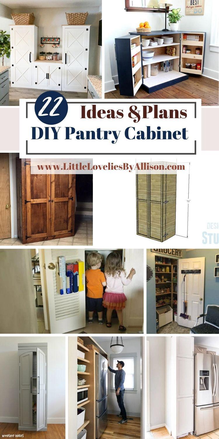 22 DIY Pantry Cabinet Plans_ How To Build A Pantry Cabinet