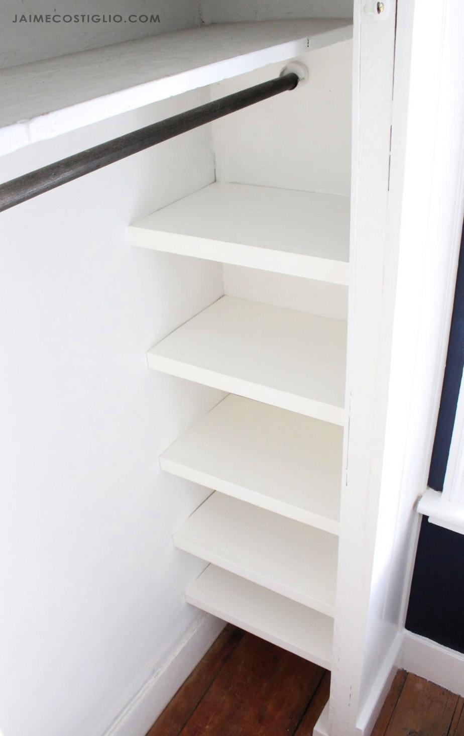 25 Ways To Make Diy Closet Shelves Like, How To Make Homemade Closet Shelves