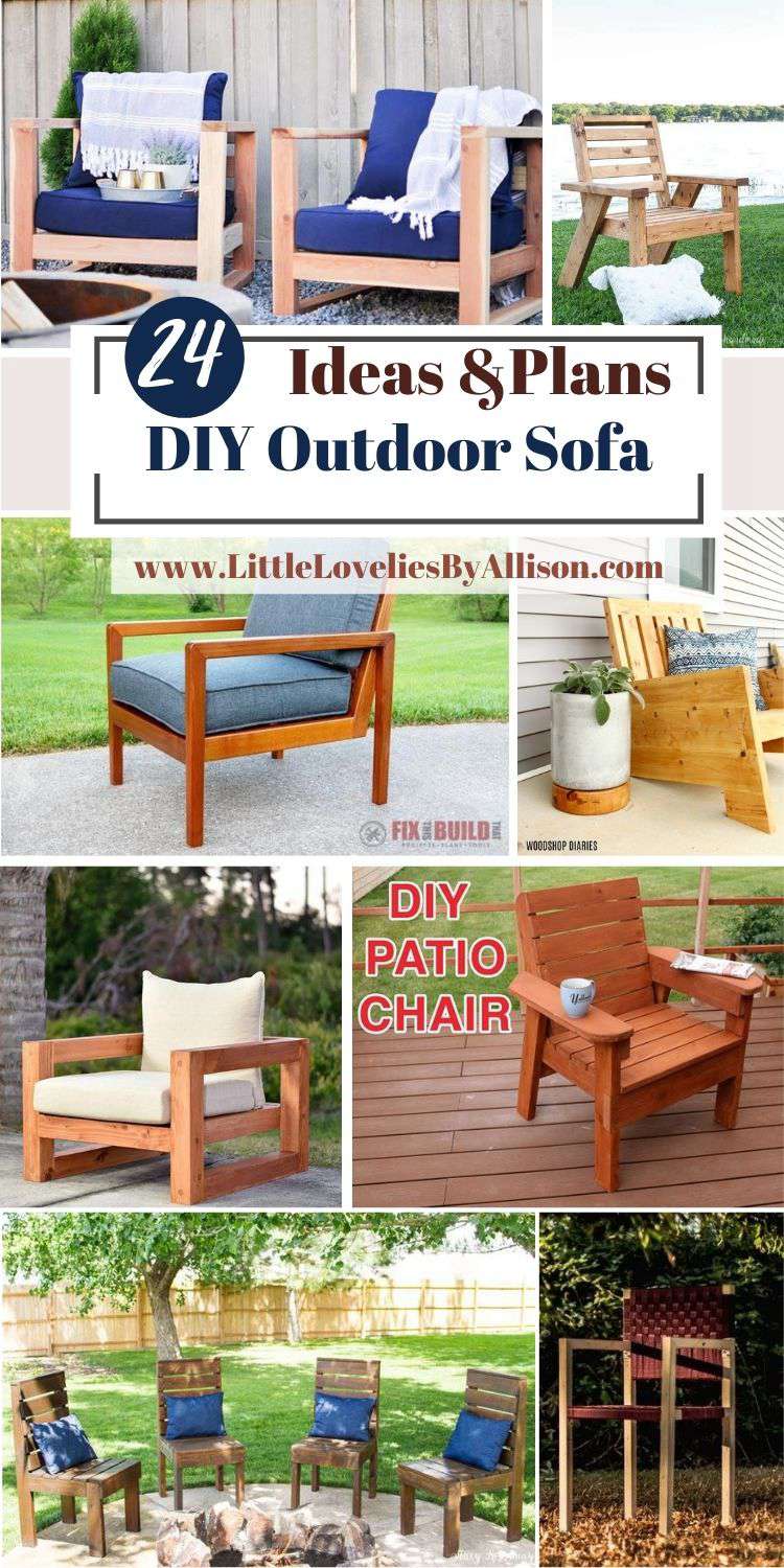 24 DIY Outdoor Sofa Plans_ Do It Yourself Easily