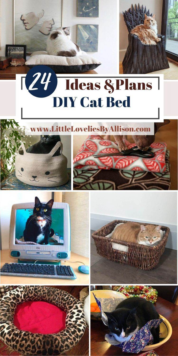 24 Ways To Make A DIY Cat Bed From Home