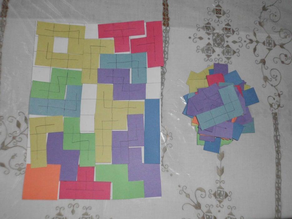 24. DIY Tetris Board Game