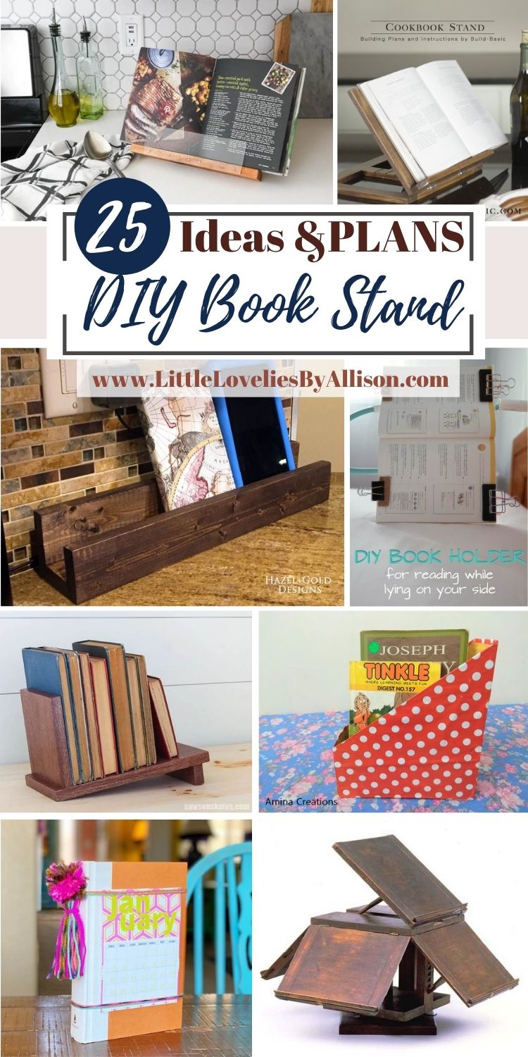 25 DIY Book Stand Hacks Using Household Materials