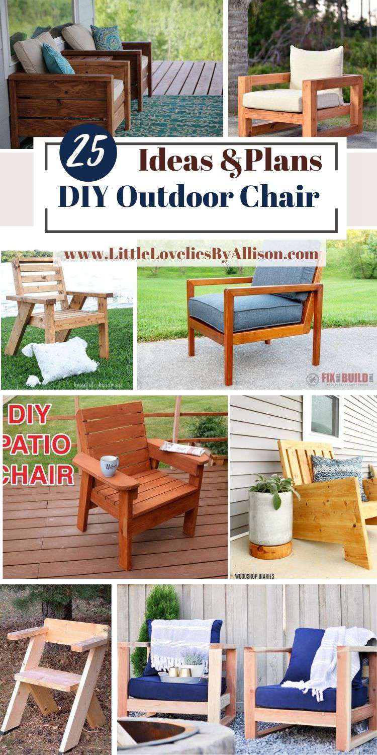 25 DIY Outdoor Chair Plans_ Do It Yourself Easily