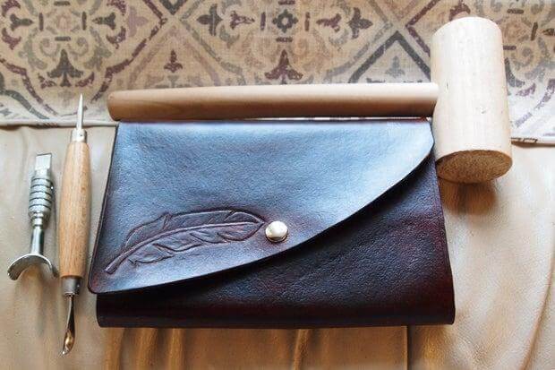 25. DIY Leather Tablet Case