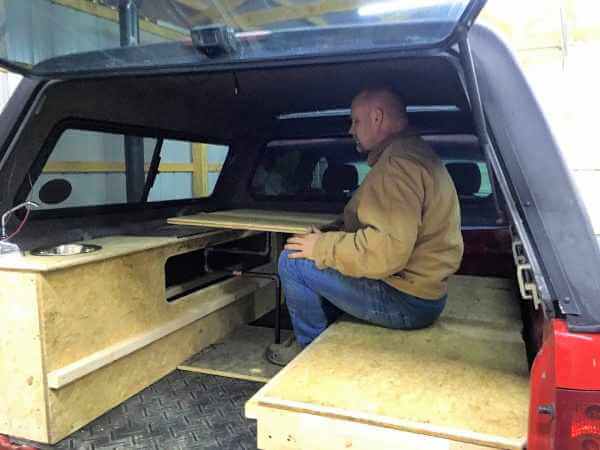 3. Building a homemade truck camper in a weekend