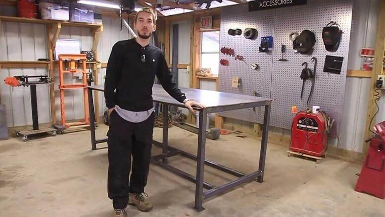 3. DIY Welding Table Plans