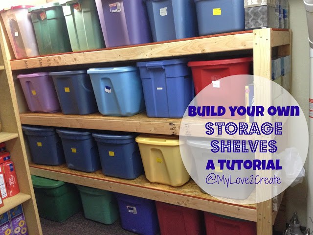 3. How To Build Storage Shelves