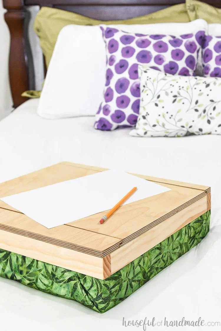 5. DIY Easy Lap Desk With Storage