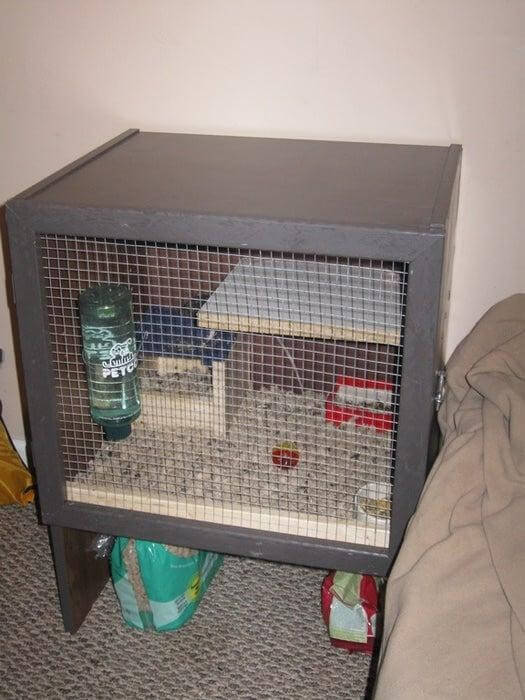 5. Rat Cage From Old TV Stand DIY