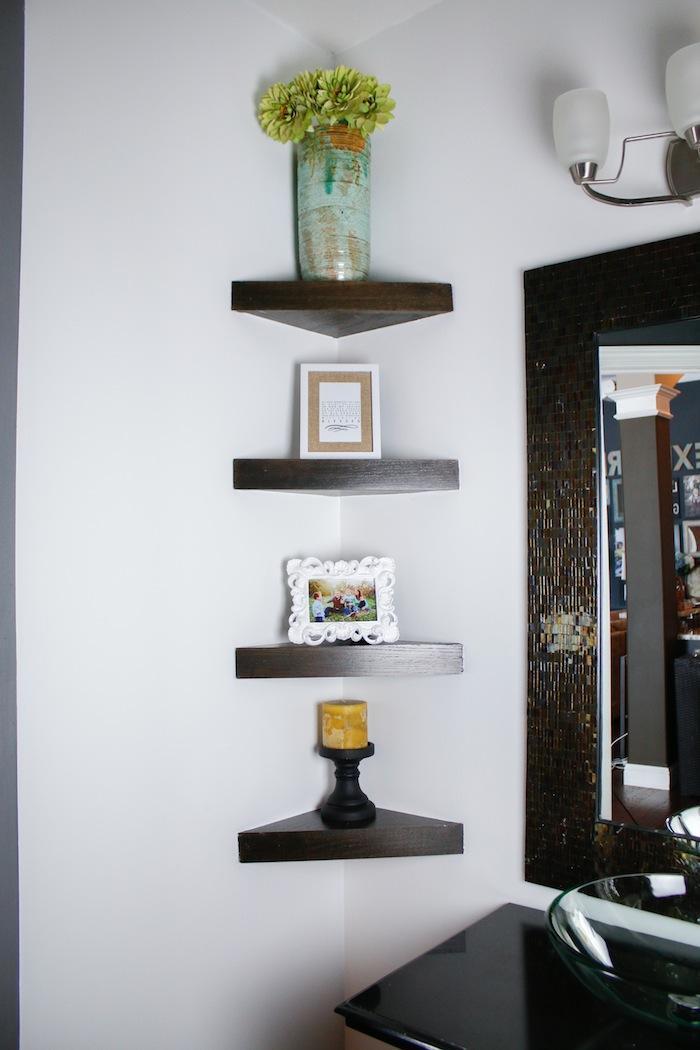 6. DIY Corner Shelf Idea