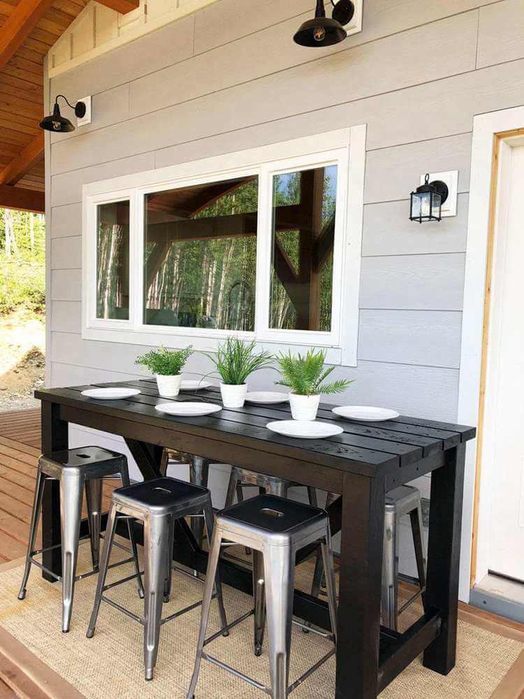 25 DIY Bar Table Projects How To Make A Bar Table