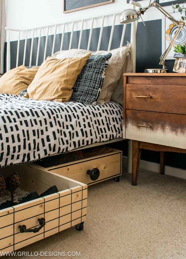 6. DIY Underbed Storage Boxes