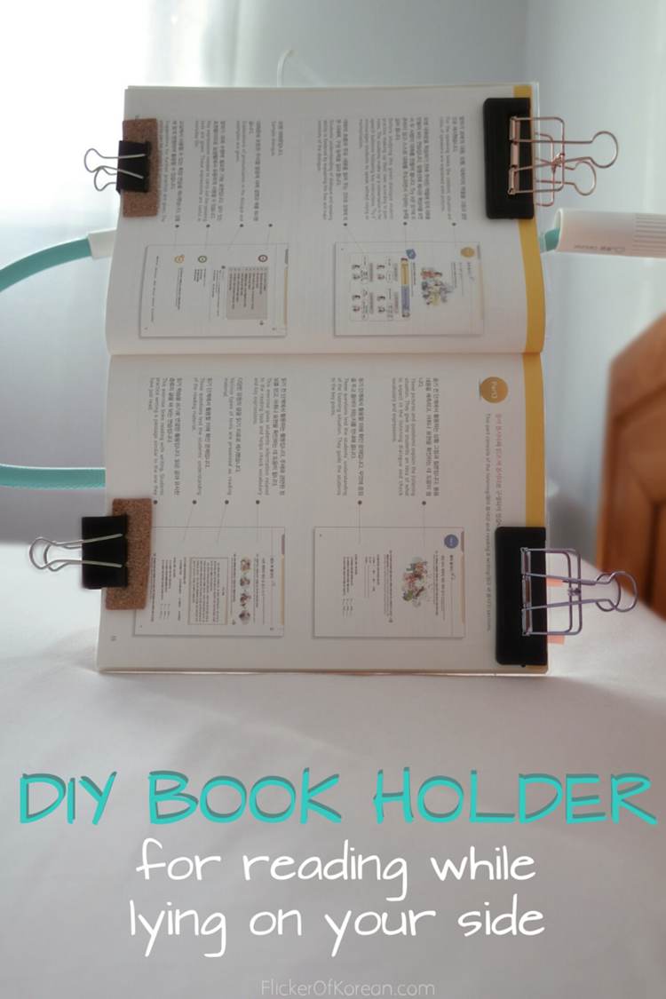 7. Bedside Book Holder