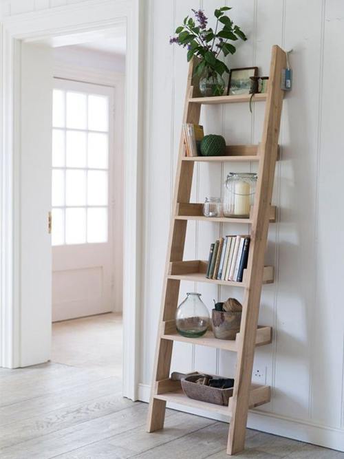 DIY Ladder Shelf Plans