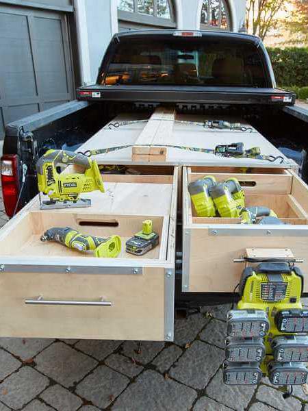 19 Diy Truck Bed Storage Plans You Can, Truck Bed Shelving Ideas