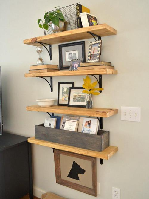 DIY Wood Shelves