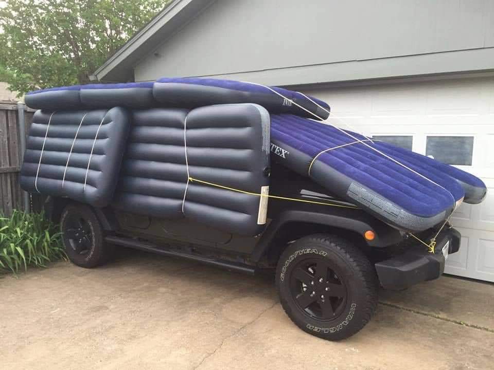 1. Hail Car Cover Idea