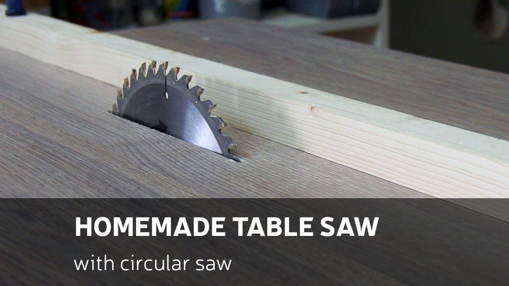 1. Homemade Table Saw DIY