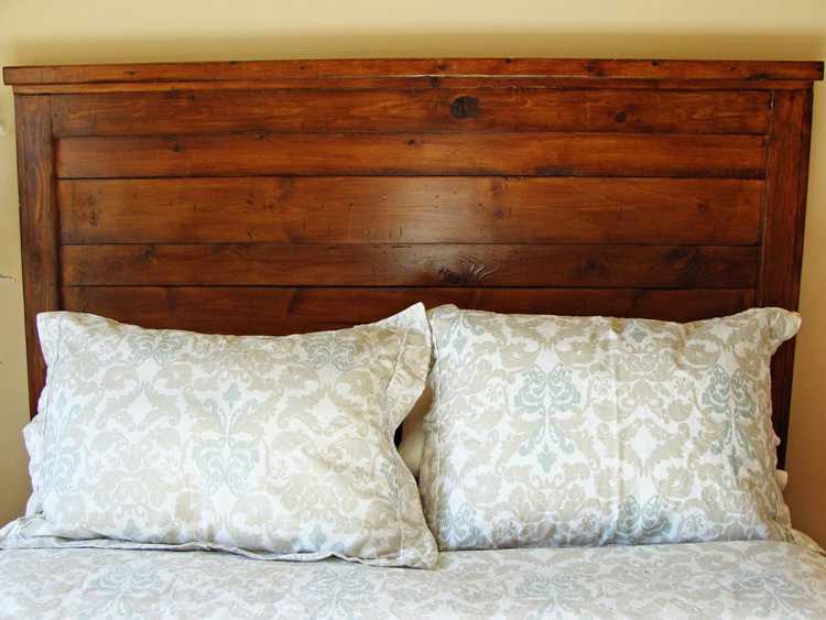 1. How To Build A Rustic Wood Headboard