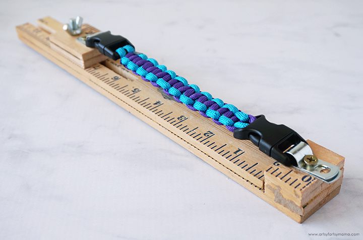 12. DIY Yardstick Paracord Jig