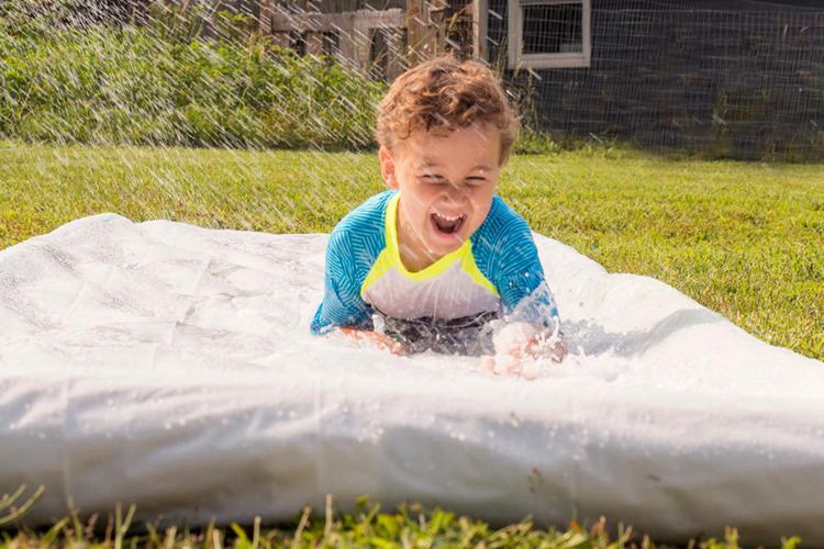 13. DIY Backyard Water Slide