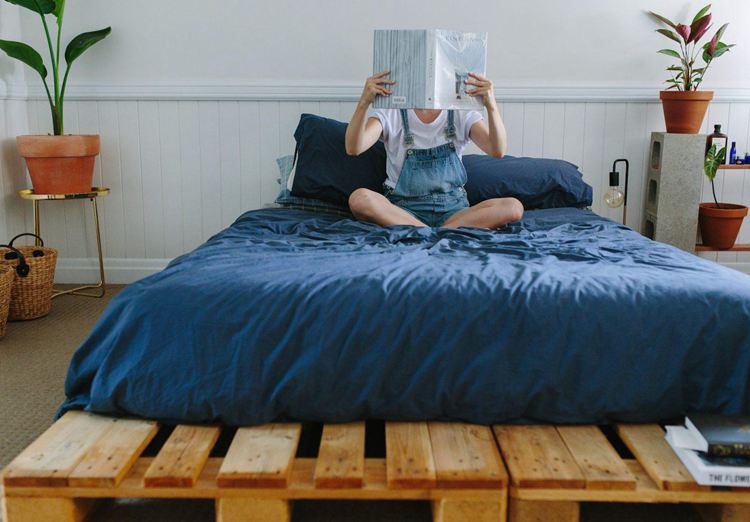 13. DIY Bed Frame With Pallet