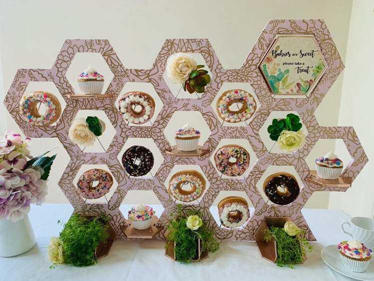 13. DIY Donut Cupcake Stand