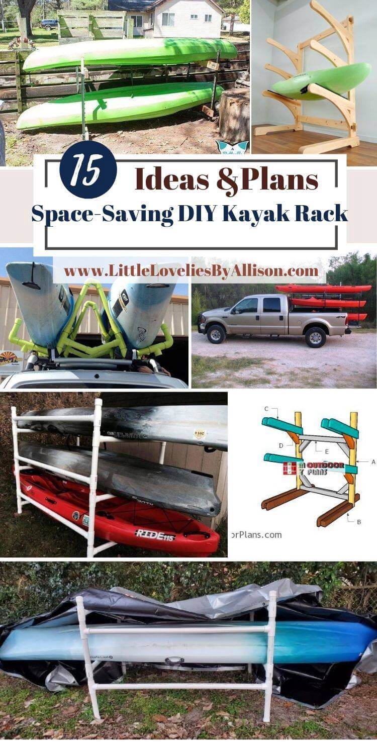 15 Space-Saving DIY Kayak Rack Plans That You Can Build Easily