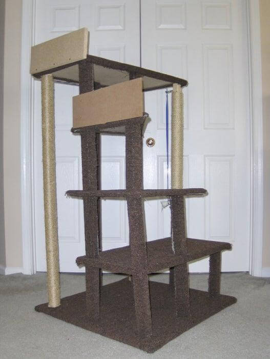 18. DIY Multi-Level Cat Tree