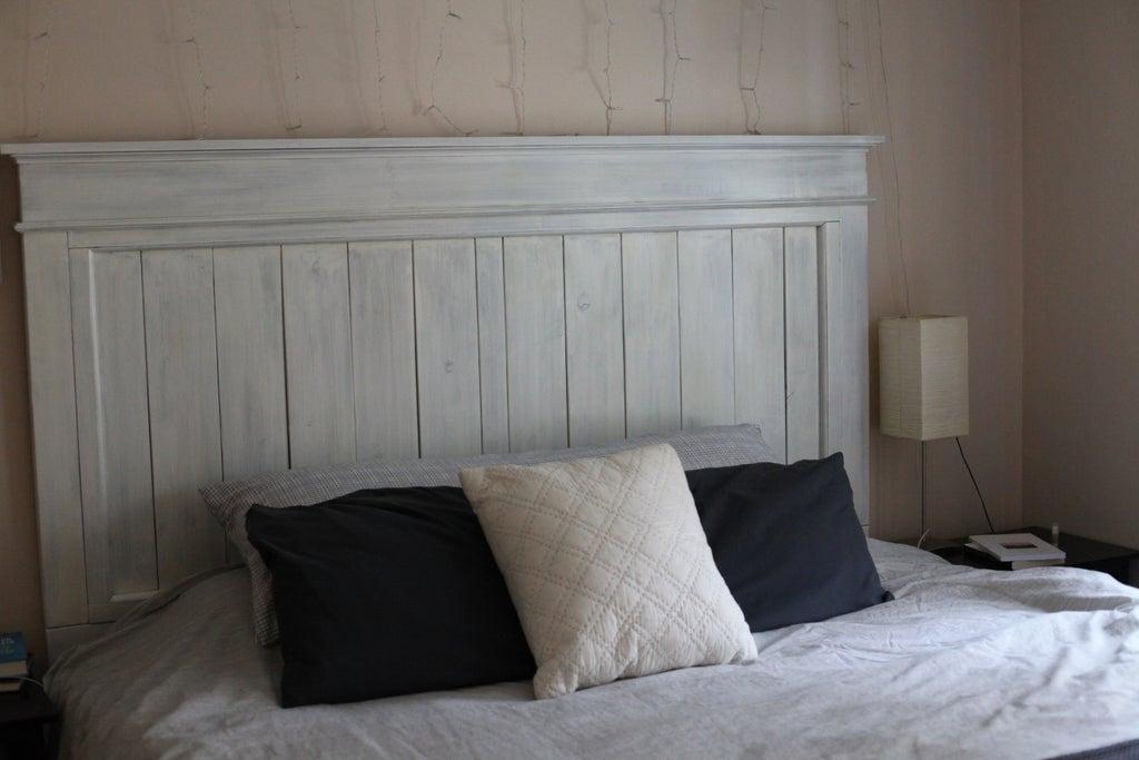 19. DIY Farmhouse Headboard