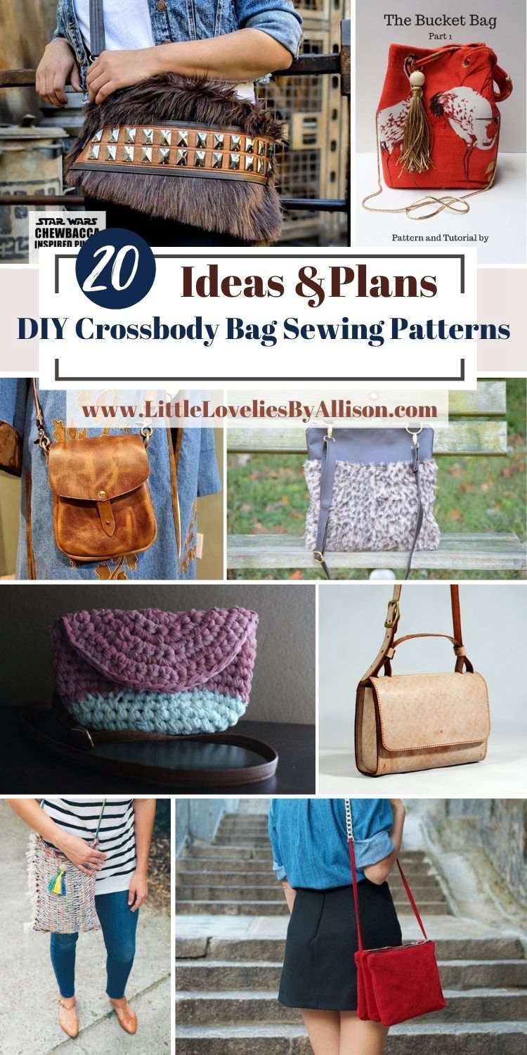 20 DIY Crossbody Bag Sewing Patterns That Look Amazing