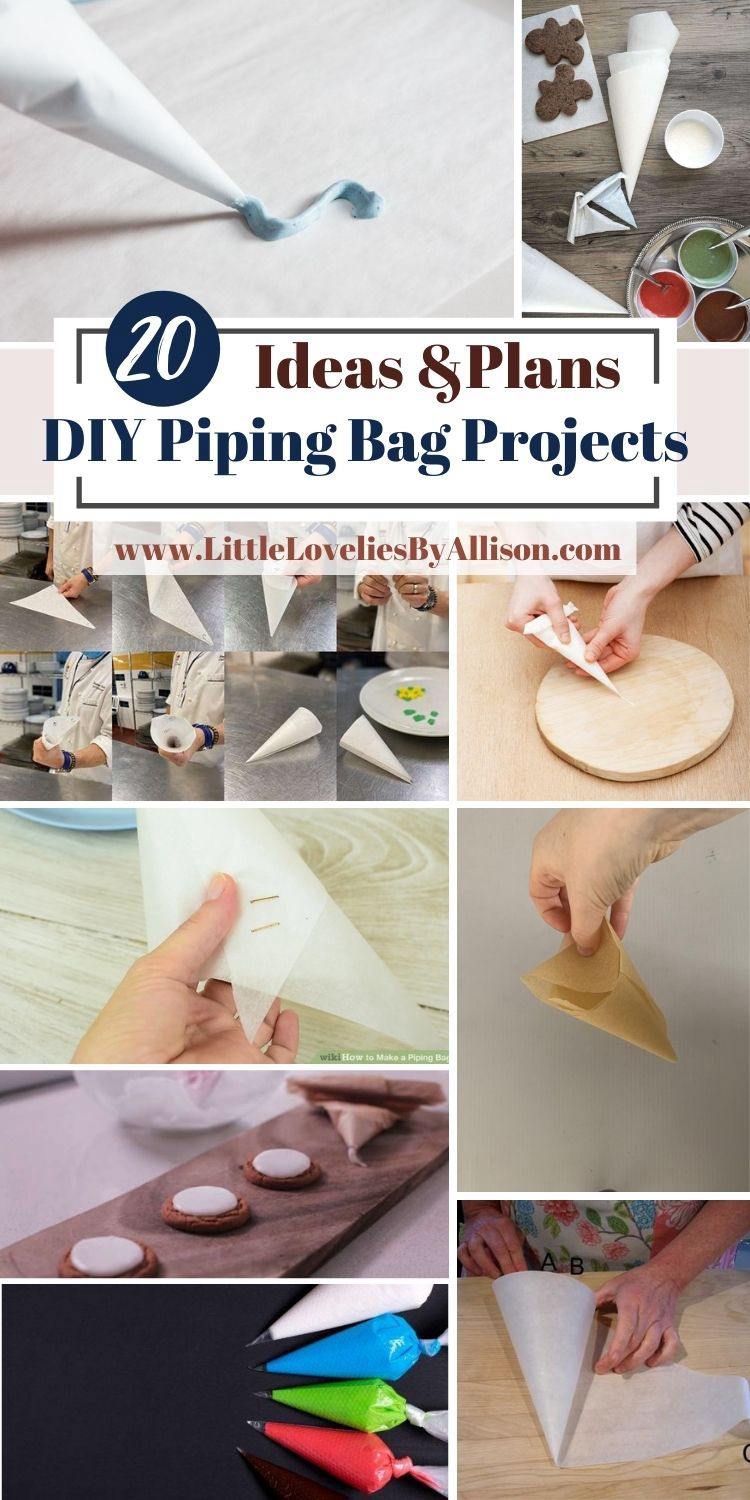 30 DIY Piping Bag Projects: How To Make A Pastry Bag