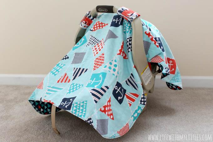 20. DIY Car Seat Cover Tutorial