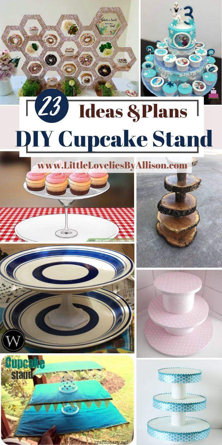 23 DIY Cupcake Stand_ How To Make A Cupcake Tower