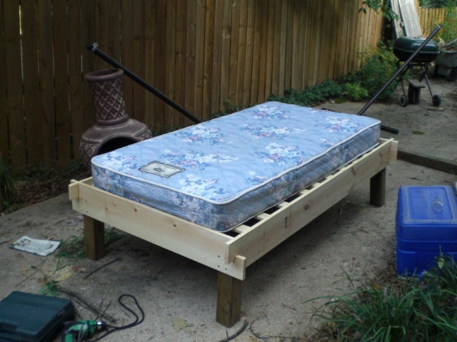 23. DIY Collapsible Bed Frame