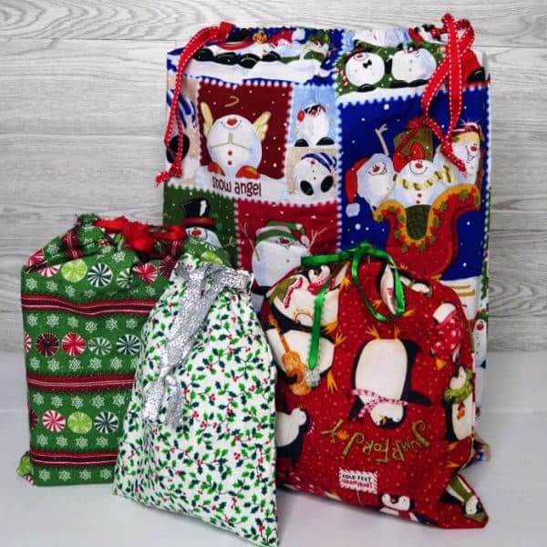 23. DIY Fabric Gift Bag