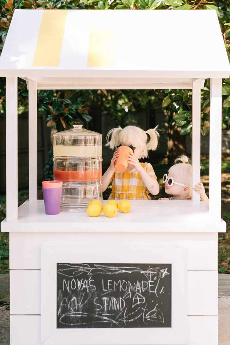 23. Lemonade Stand DIY