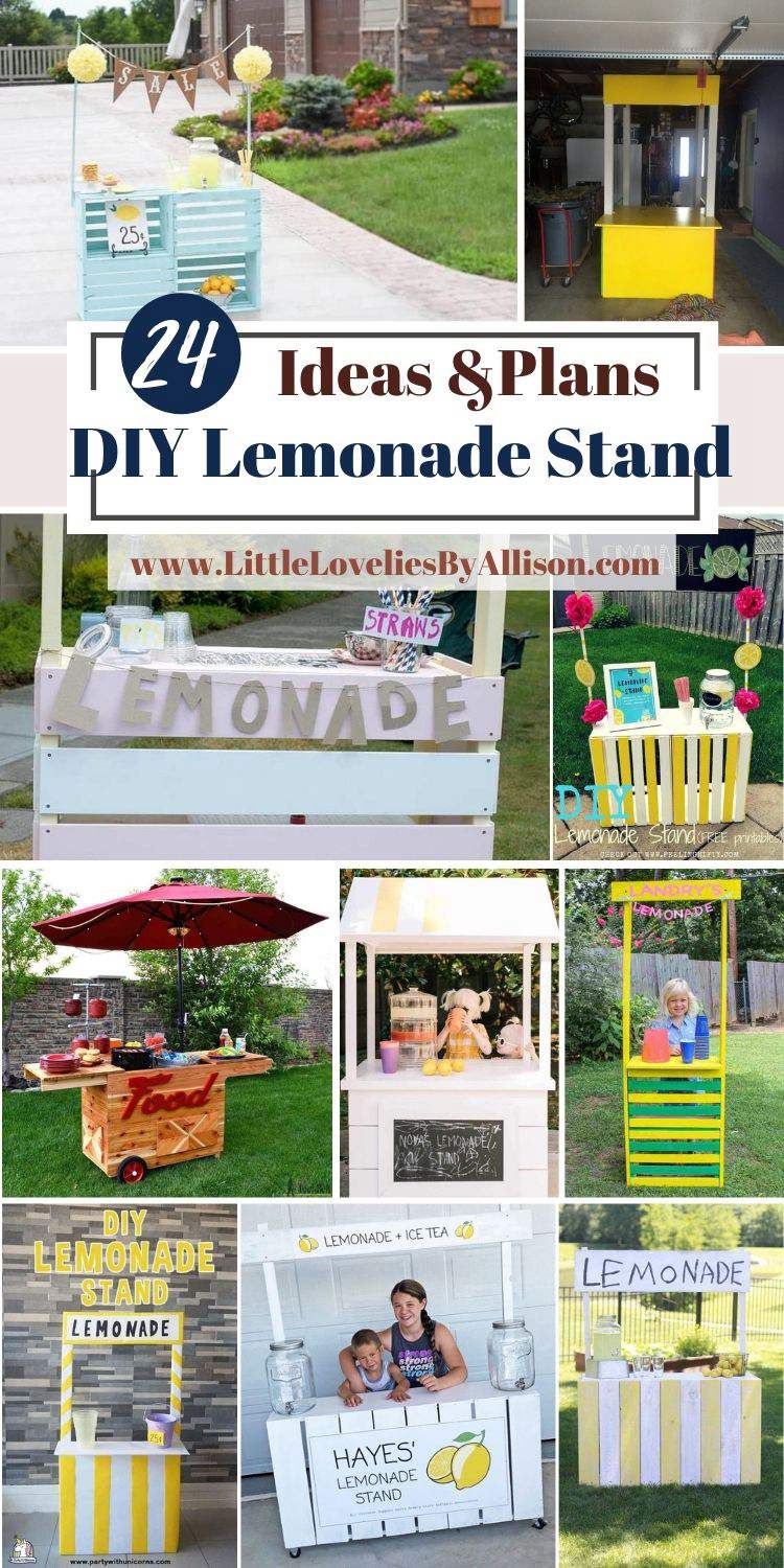 Top 7 lemonade stand from pallets 4 24 DIY Lemonade Stand Ideas: Do It Yourself In A Jiffy