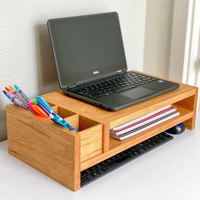 24. DIY Laptop Or Monitor Stand