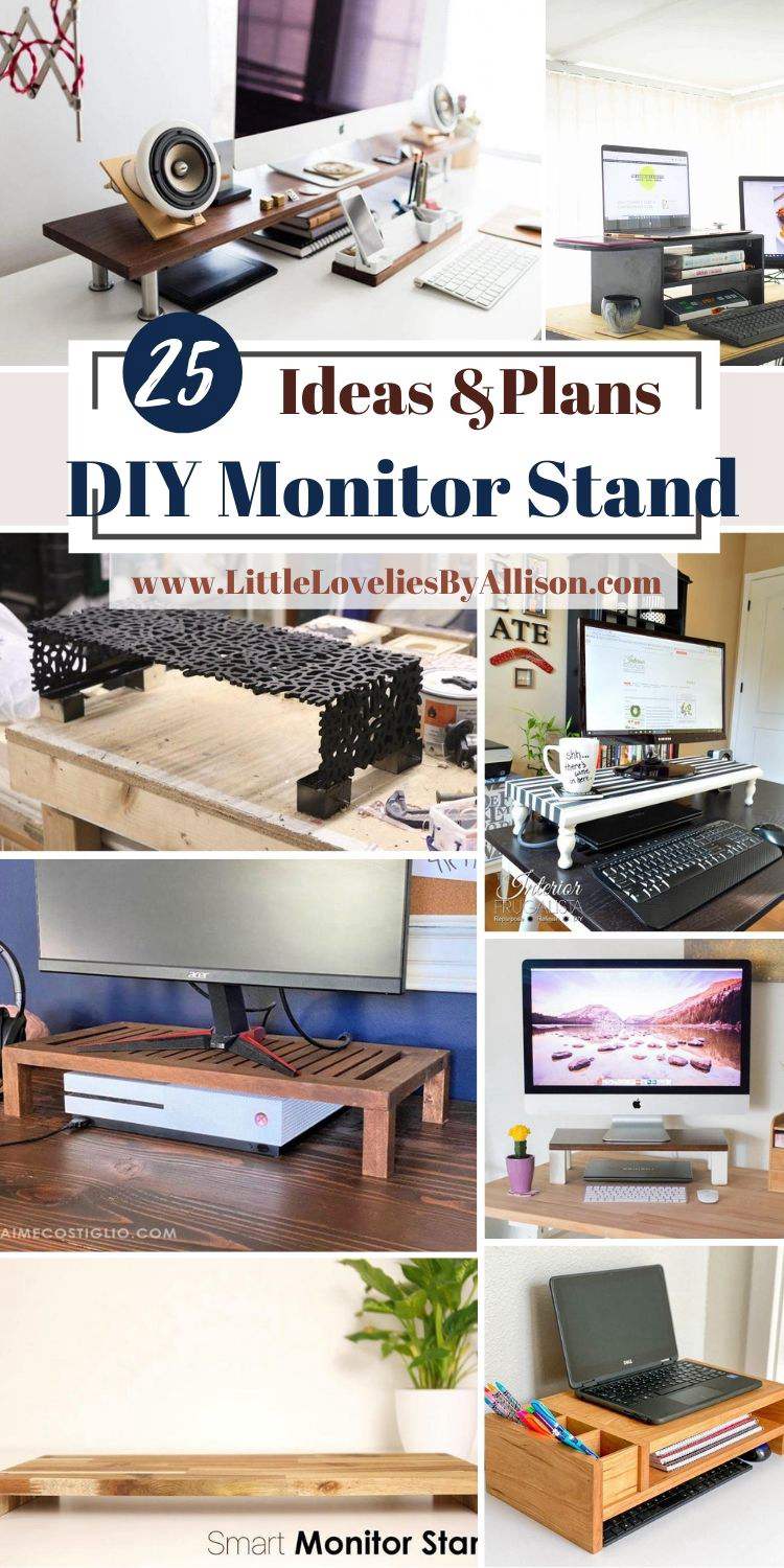 25 DIY Monitor Stand Projects_ How To Build A Monitor Stand