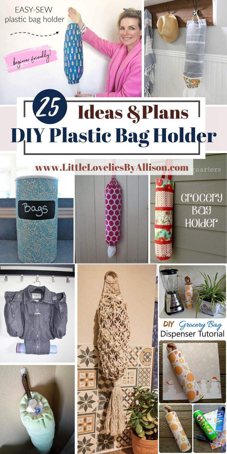 Handmade  Lined The Best Plastic Bag Holders on ! 