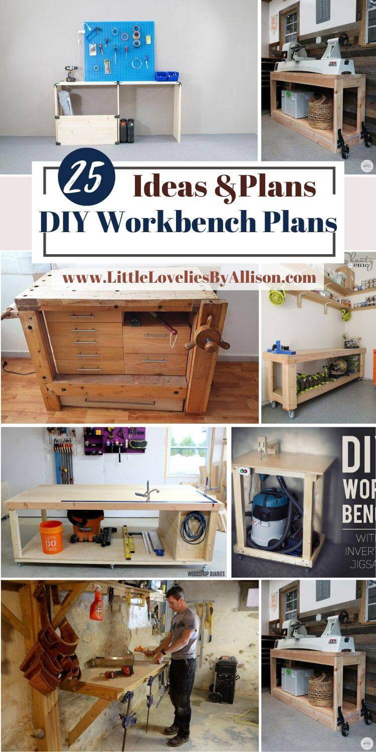 25 DIY Workbench Plans_ How To Build A Workbench