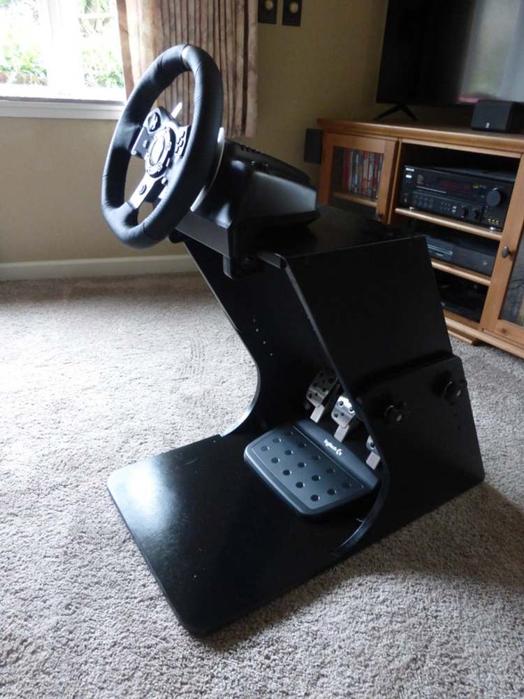 4. DIY Racing Wheel Stand