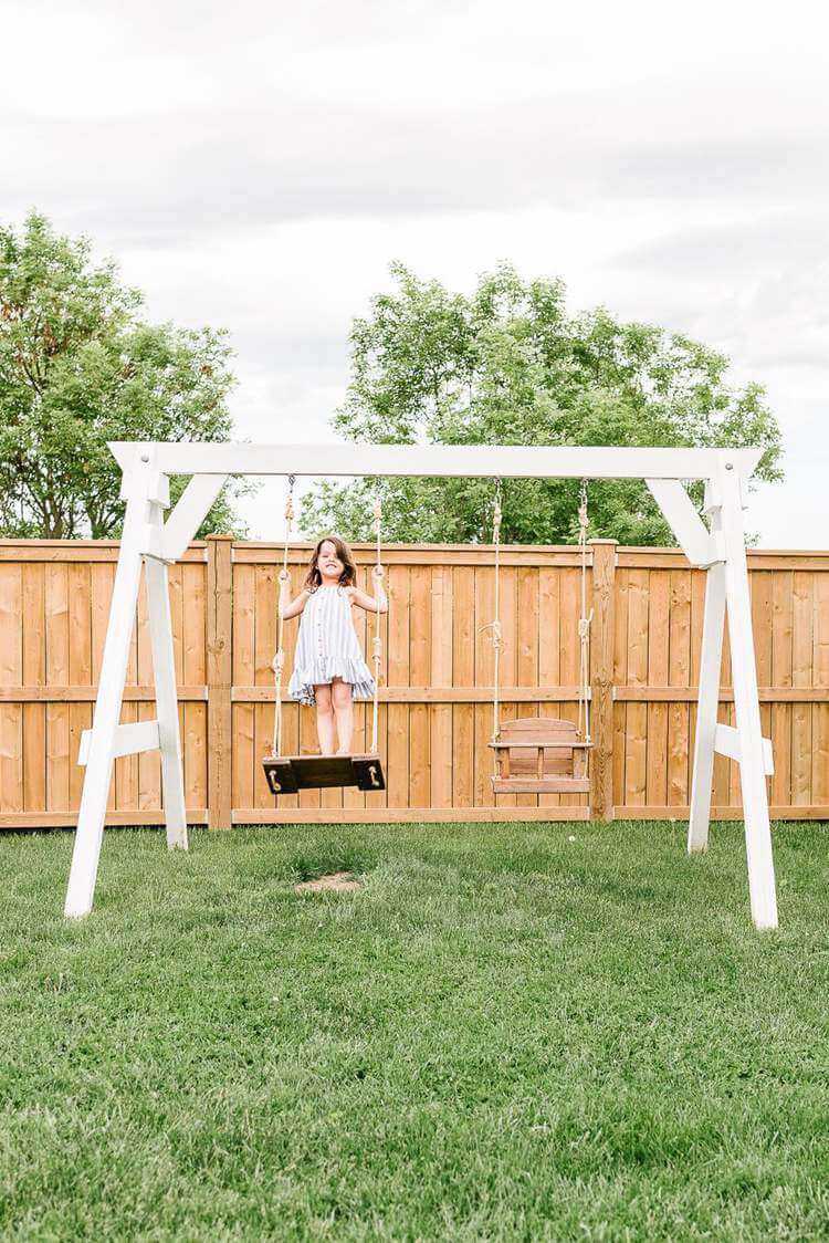 4. Wooden Swing Set Plans DIY