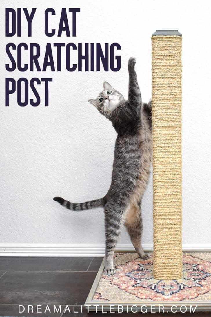 5. DIY Cat Scratching Post