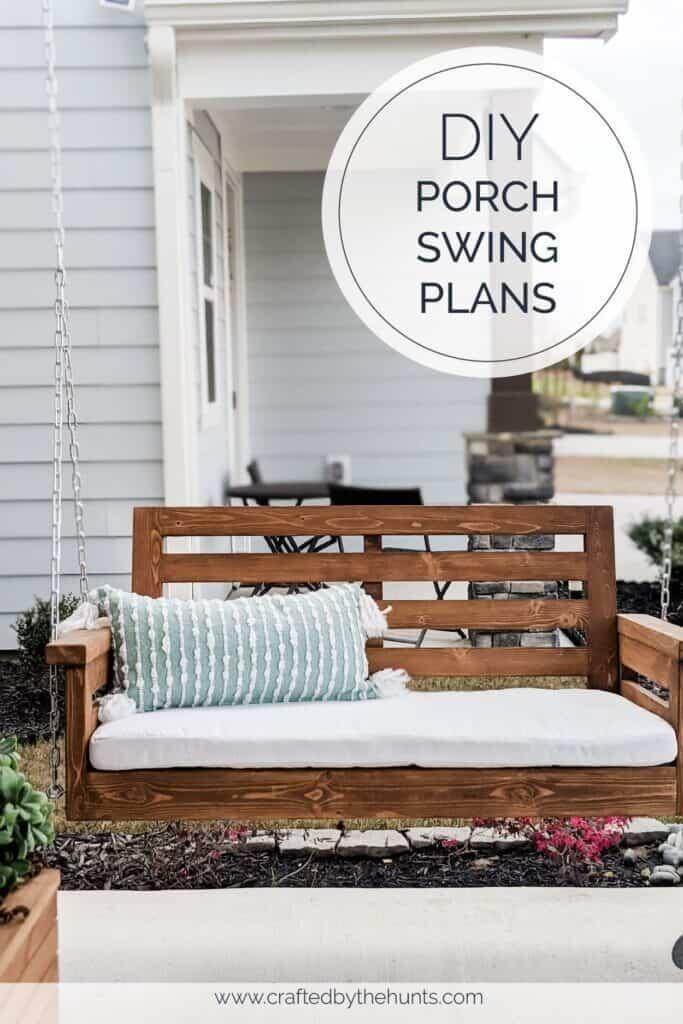 6. DIY Porch Swing Plans