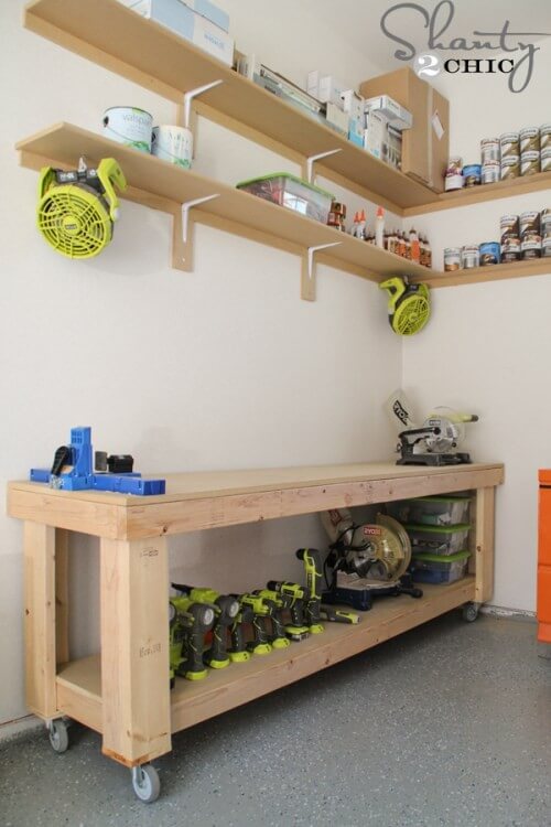 7. DIY Workbench Plans