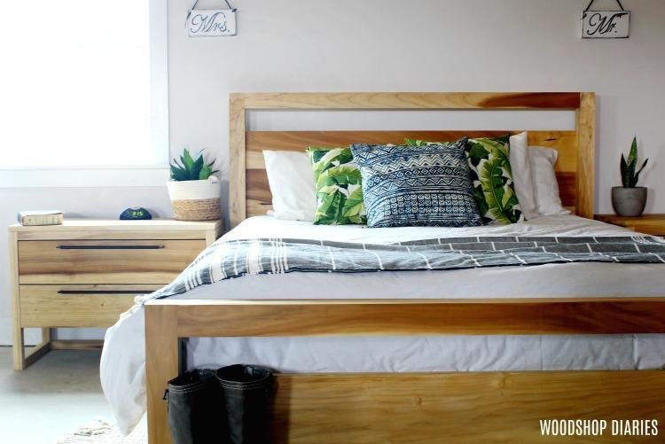 8. Modern DIY Bed Frame