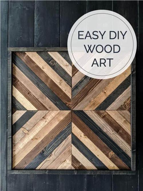 DIY Wood Wall Art Ideas