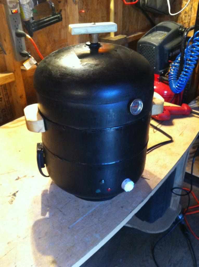 12. DIY Smoker From Propane Tanks